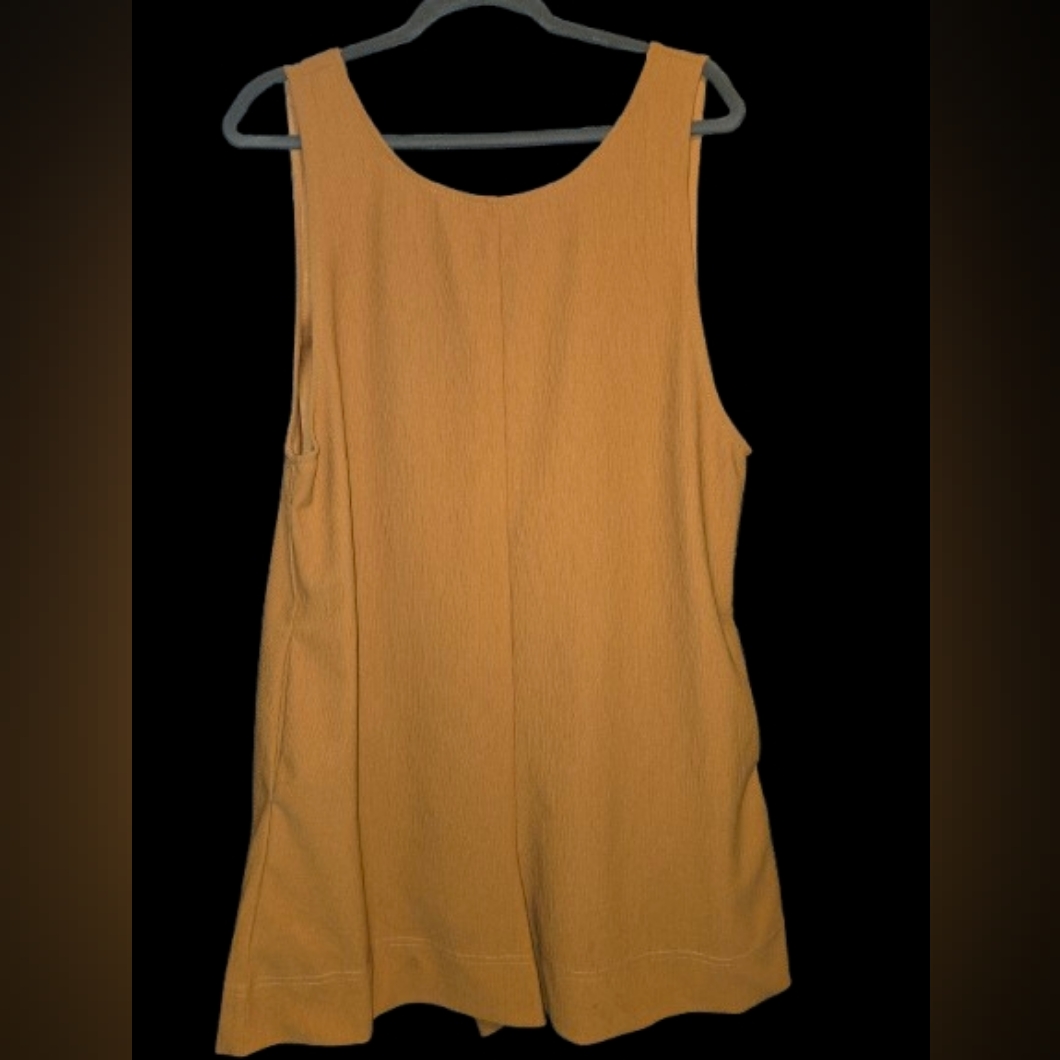 Jodifl Mustard Sleeveless Romper